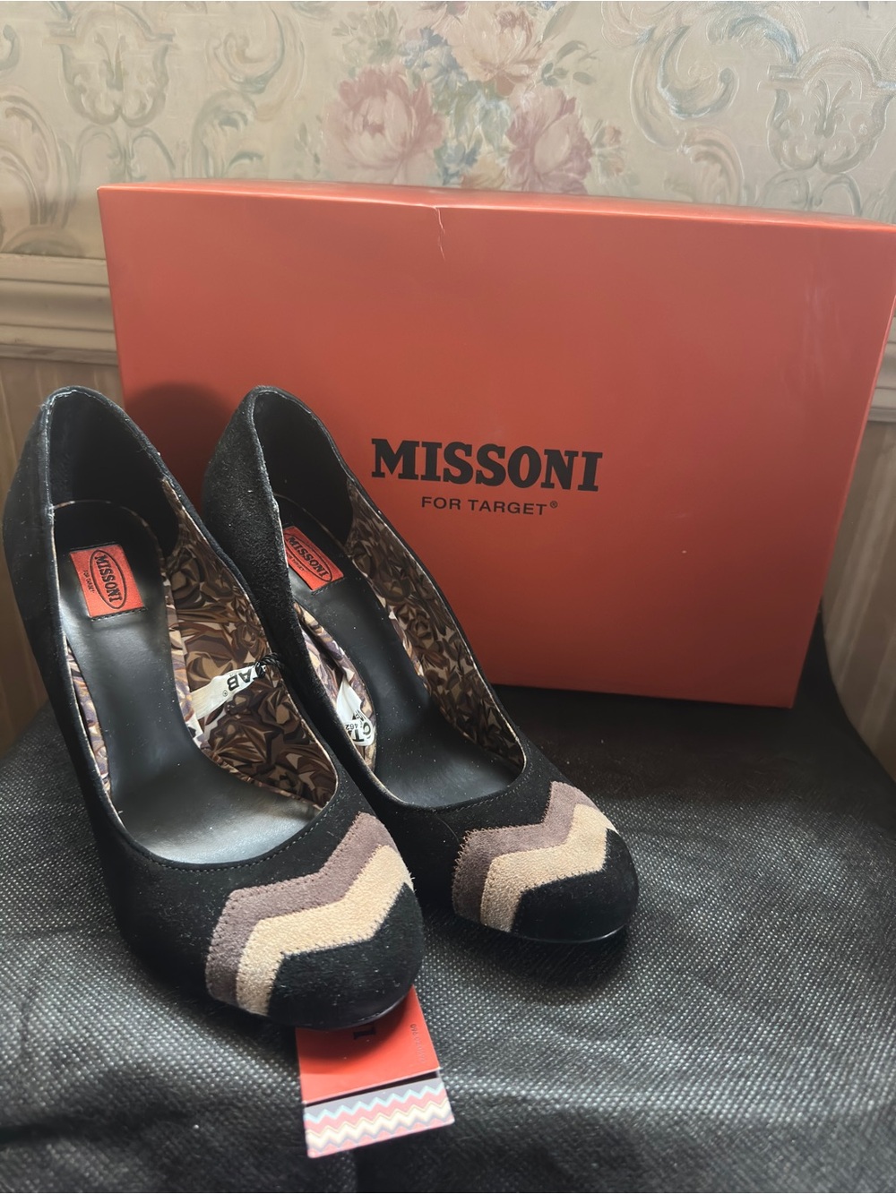 Missoni suede pumps